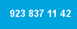923 837 11 42 923 837 11 42